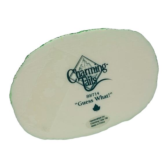 Fitz and Floyd Charming Tails Guess What 89/714 Dean Griff Rabbit Figurine MIB - Picture 8 of 9